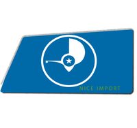 Tapis de sol d'intérieur avec drapeau de Trinité-et-Tobago, tapis de bienvenue pour entrée, tapis de bienvenue extérieur, tapis de sol à profil bas pour entrée et patio