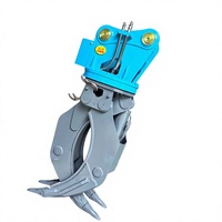 SLN 360 Hydraulic Rotary Heavy Duty Anti-Drop Timber & Log Grapple for 17-25 Ton Excavators-Forestry Harvesting Land Clearing