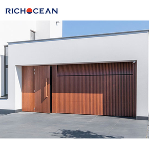 Puertas de <span class=keywords><strong>Garaje</strong></span> Seccionales de Aluminio para Exteriores, <span class=keywords><strong>Puerta</strong></span> de <span class=keywords><strong>Garaje</strong></span> de Lujo <span class=keywords><strong>con</strong></span> Acabado de Madera y <span class=keywords><strong>Puerta</strong></span> de Acceso - Product Image 2