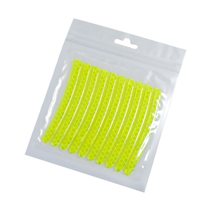 Pegatinas reflectantes Q-12 para <span class=keywords><strong>llantas</strong></span> de <span class=keywords><strong>coche</strong></span> y motocicleta, calcomanías de seguridad nocturna para cubos de rueda, cinta reflectante para <span class=keywords><strong>llantas</strong></span>. - Product Image 1