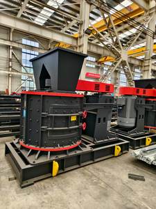 Concasseur vertical combiné à haute efficacité pour les bouteilles en verre, le granit, le calcaire, les galets de rivière, ensemble de concasseurs miniers - Product Image 4