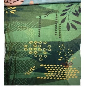 ผ้าไหมทิชชูพิมพ์ลายดิจิทัลสีทอง น้ำหนักเบา 120 GSM แบบใหม่ สำหรับตัดเย็บเสื้อผ้าและชุดเดรส - Product Image 3