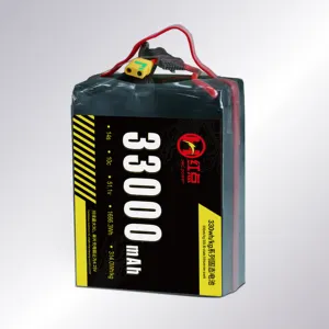 51.1V 33000mAh 330wh/kg 33Ah14S सॉलिड स्टेट बैटरी लिथियम आयन निर्माता HD UAV पावर ड्रोन UAV फिक्स्ड-विंड Vtol मल्टीरोटर