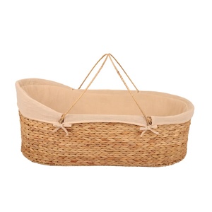 Panier de Moïse <span class=keywords><strong>en</strong></span> bois de hêtre massif <span class=keywords><strong>en</strong></span> gros, berceau à bascule, design moderne, pour le sommeil et le transport des bébés, tailles personnalisées pour les nouveau-nés - Product Image 3