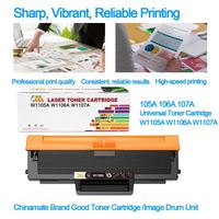 Chinamate kartrid Toner kompatibel HP 106A bubuk Toner impor CIP cerdas terbaru untuk printer seri 107/135