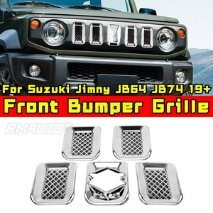 ชุดแต่งกันชนหน้า สำหรับรถยนต์ซูซูกิ จิมนี่ JB64 JB74 ปี 2019+  กระจังหน้าทรงสปอร์ต  อะไหล่ตกแต่งภายนอก - Product Image 1