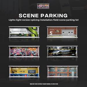 نموذج مشهد واقعي قابل للتخصيص بمقياس 1/64 من البلاستيك PVC مع إضاءة أكريليك - Product Image 2