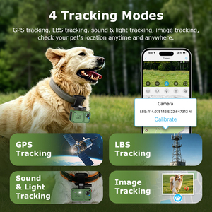 Smart Pet Collar Camera 4G LTE 1080P HD Two Way Audio GPS Tracker With UBOX App IP66 Waterproof For Dog Cat <b>Tracking</b> - Product Image 3