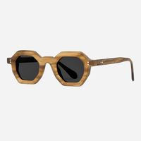 Lunettes de soleil de luxe pour femmes, de haute qualité, noires, UV400, style streetwear, de marque, en acétate, OEM