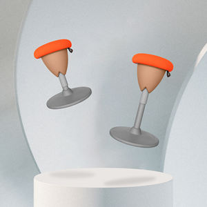 كرسي مكتب هزاز فاخر بتصميم نورديك من الصين، كرسي تنفيذي مريح للرؤساء التنفيذيين، تصميم كوري تقليدي بشبكة قابلة للتعديل، معتمد من BIFMA - Product Image 3