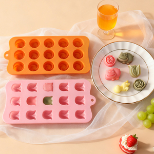 Khủng long hình thân thiện với môi Silicone bánh Ice khuôn Jelly Kẹo sô cô la <span class=keywords><strong>Cookie</strong></span> Baking công cụ máy rửa chén an toàn - Product Image 3