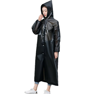 Adults Matte Finish Unisex EVA Outdoor Hiking Lightweight Thickened Disposable <strong>Raincoat</strong> One-Piece Extended Style Rain Proof - Product Image 3