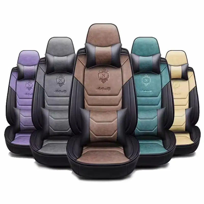 Voor En Achter Autostoelhoezen Ademende Polyester Autostoelkussenhoezen Voor 7 Sets Auto Universeel Gebruik Goedkope Prijs