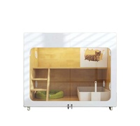 Villa de luxe moderne pour chat, enclos extérieur spacieux, cage durable pour chat, mobilier pour animaux de compagnie pour animaleries et hôtels