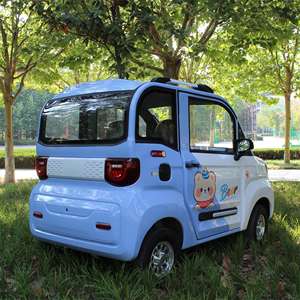 Mini coche eléctrico chino de 60V y 1000W, vehículos para adultos de <span class=keywords><strong>2</strong></span> puertas y 4 ruedas, coches baratos de nueva energía fabricados en China a la venta - Product Image 4