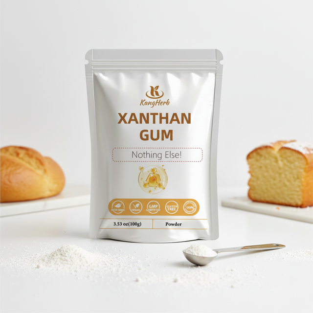 High Quality Food Grade Xanthan Gum Powder 200 Mesh Thickener Stabilizer for Gluten Free Baking Sauces Dressings Keto Vegan