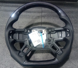 Volante de Coche de Alta Calidad para Land Rover Range Rover 2020 2016, Fibra de Carbono Mate, Costuras Blancas, Cuero Perforado - Product Image 2