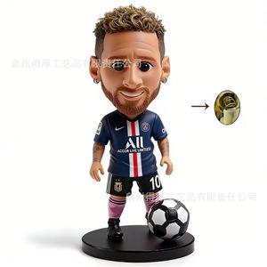 Figurine Bobblehead de Footballeur Numéro 10 – Cadeau Sportif, Décoration, Jouet, Buste de Joueur - Product Image 3