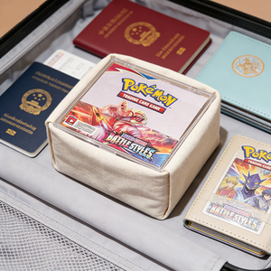 China Factory Direct Sale Custom Design clear Acrylic TCG Booster Box case with Magnetic Lid - Product Image 5