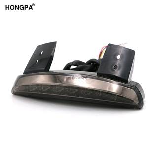 אופנוע אחורי קצה פגוש אדום <span class=keywords><strong>LED</strong></span> אחורי אור בלם להארלי סיור Sportster XL 883 1200 גזע קפה - Product Image 6