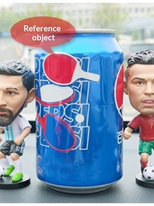 Adorno de Coche de Fútbol, Muñeco de PVC con Cabeza Móvil de Cristiano Ronaldo con Diseños de Yamal, Sun Xing Min y Harland - Product Image 4