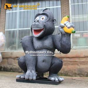 V Khổng Lồ Cử Động Vua <span class=keywords><strong>Kong</strong></span> Gorila Kích Thước Cuộc Sống Tùy Chỉnh Hình - Product Image 2