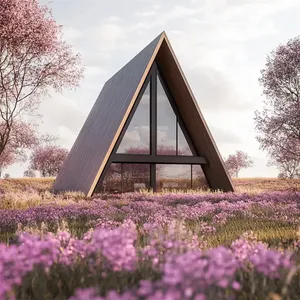 Nhà nhỏ prefab Phong cách Địa Trung Hải Peru hiện đại bằng gỗ sang trọng nhà nhỏ dễ dàng lắp ráp kỳ nghỉ nhà prefab nhỏ Đức - Product Image 2