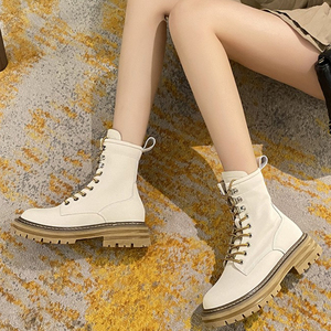 Bottines tendance britanniques de haute qualité, style randonnée, décontractées, automne, nouvelles bottines pour femmes - Product Image 6