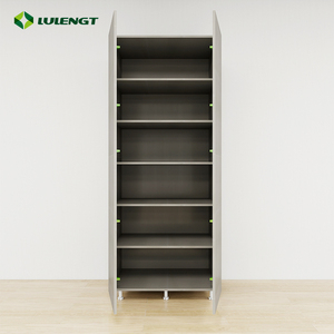 Luxe Moderne Keuken Dubbele Deur Hoge Kast Hoge Basis Modulaire Corrosiebestendige Aangepaste Kleur - Product Image 4