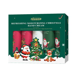 Set di Crema per le Mani Aiooce Regalo di Natale 5/Confezione Sbiancante Nutriente Controllo Oleosità Idratante Rinfrescante Formato da Viaggio Durevole - Product Image 5
