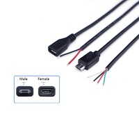 Câble PVC pour chargeur Micro Usb 1m 3ft Câble de données de charge Usb vers Micro