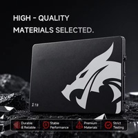 SSD Berkualitas Tinggi 2.5 SATA3 128GB 256GB 512GB 1TB Hard Drive Internal untuk PC Laptop Cangkang Logam