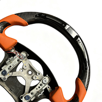 Volant sport en fibre de carbone avec LED personnalisé RPPF, compatible avec Subaru WRX 2002-2004