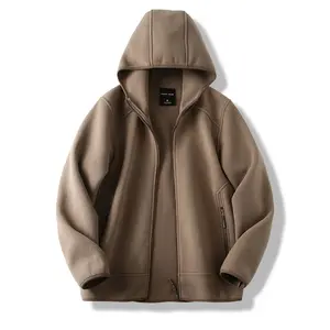 2023 Winter New Arrivals 350 Gsm Hoodie For Men Custom Warm Polar Fleece Hoodie Quality Polyester 350 Gsm Zipper Hoodie