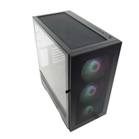 Boîtier Gamer Spacieux et de Grande Capacité avec Support de Carte Graphique Intégré pour PC