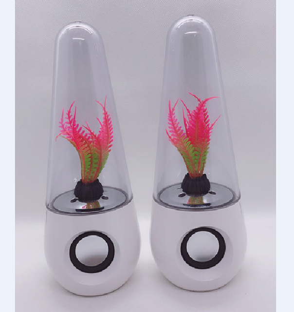 New Wifi Control Seven-color Conversion Night Light Dancing Water Jet Speaker