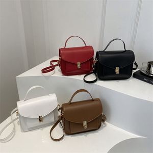 Sacs à main de luxe rétro pour femmes, couleur unie, sac bandoulière polyvalent, sac à main tendance pour femmes - Product Image 1