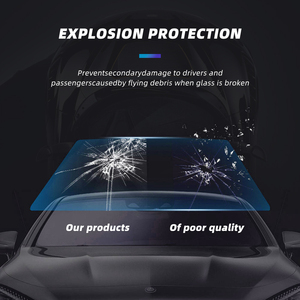 Cao cấp tắc kè hoa màu tím phim 75% vlt 99% UV khối màu thay đổi Tự Chữa Bệnh cửa sổ xe chống nắng Tint phim - Product Image 3