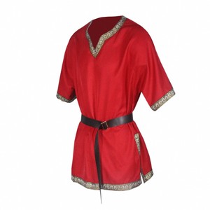 Camisa de hombre Medieval Knight túnica renacentista película Cosplay disfraz hombres Tops puesta en escena ropa <span class=keywords><strong>solo</strong></span> Top - Product Image 2