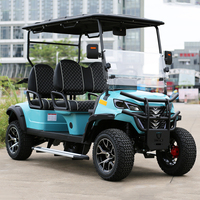 Voiturette de golf tout-terrain à 4 roues Street Legal Buggy Voiture de golf à batterie électrique 2 4 6 8 places 48v 72v Voiturette de golf électrique touristique