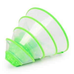 Cubierta protectora antimordedura para perros y gatos, <span class=keywords><strong>Collar</strong></span> antimordedura de colores ABS, bordes suaves - Product Image 4