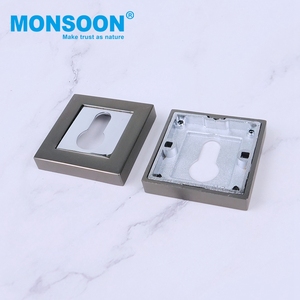 Chất Lượng Cao Riêng Tư Kẽm Hợp Kim Cửa Đòn Bẩy Cổ Điển Mộc Mạc Xử Lý Hiện Đại Gỗ Lối Vào Cửa Xử Lý Khóa Thiết Lập - Product Image 2