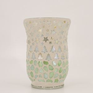 יוקרתי משובח גימור זכוכית ארובה נר בעל פסיפס זכוכית דקורטיבית עיצוב לבית קישוט מנורת זכוכית אלגנטית - Product Image 4