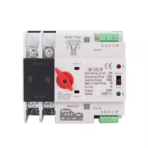Commutateur de transfert automatique ATS double alimentation pour onduleur solaire photovoltaïque 4P, avec alimentation manuelle et connectivité au réseau, type PC - Product Image 6