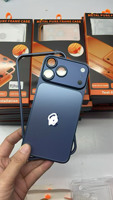 Nouvelle coque de téléphone antichoc en alliage d'aluminium avec panneau arrière transformable instantanément en 17 Pro Max pour iPhone 18 17 16 15 Pro Max