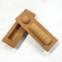 Rouleau en mousse Micogo pour la thérapie physique, rouleau en liège écologique naturel, rouleau de massage des tissus profonds haute densité, ensembles de rouleaux