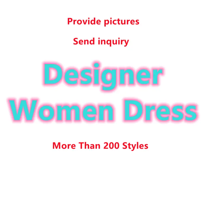 2022女性服卸売在庫迅速配達カスタムブランドドレス女性デザイナー服