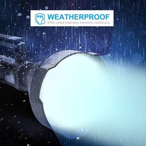 Linterna LED de Alta Potencia Recargable por USB, Súper Brillante, Resistente al Agua, para Exteriores y Emergencias, Venta al Por Mayor - Product Image 2