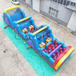 <span class=keywords><strong>Maison</strong></span> gonflable de rebond de prix usine de jeux gonflables commerciaux de PVC de parcours d'obstacles d'amusement extérieur pour des adultes d'enfants - Product Image 6