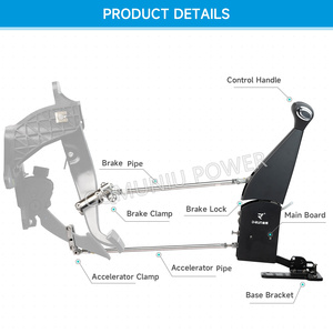 Commande manuelle pour conducteurs handicapés, aide à la conduite automobile, commande poussoir-tiroir pour frein et accélérateur - Product Image 6